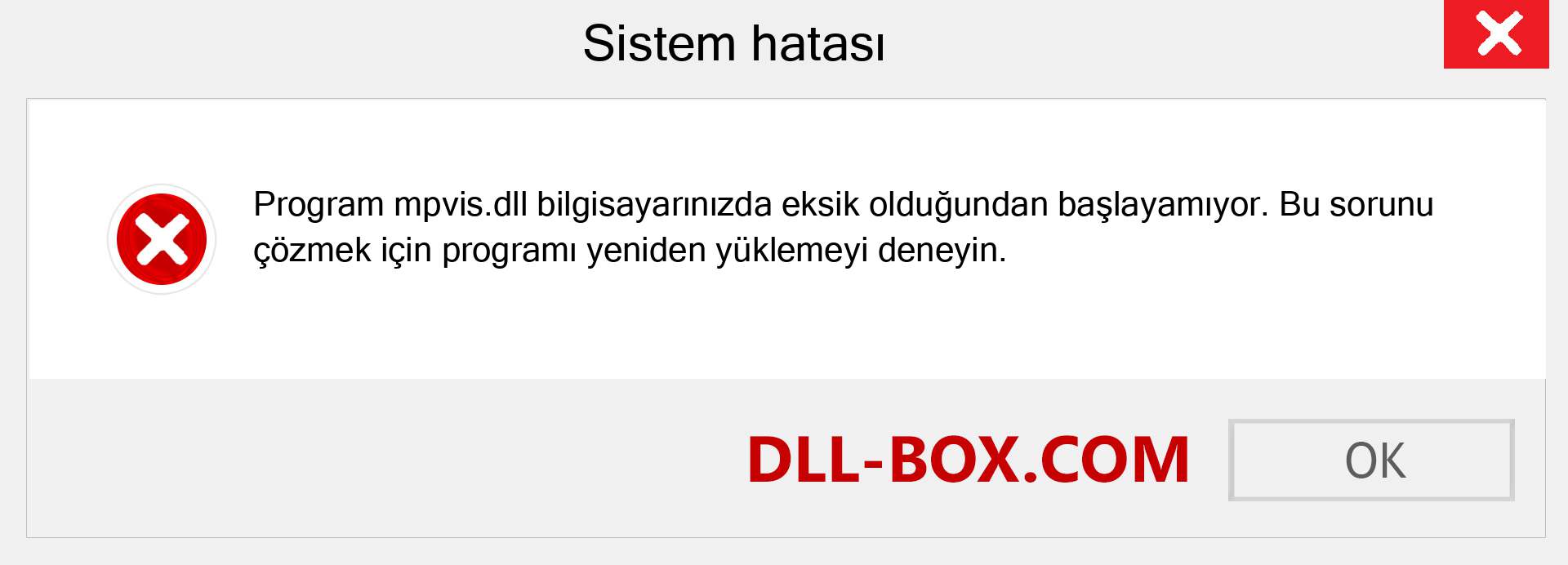 mpvis.dll dosyası eksik mi? Windows 7, 8, 10 için İndirin - Windows'ta mpvis dll Eksik Hatasını Düzeltin, fotoğraflar, resimler